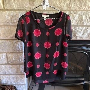 Dana Buchman mandala print top size small